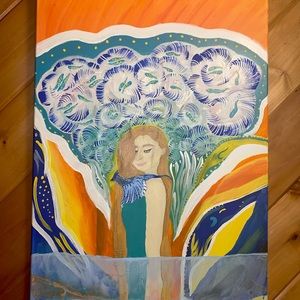 Flying Pisces Painting